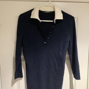 Ralph Lauren long sleeve sweater polo dress
